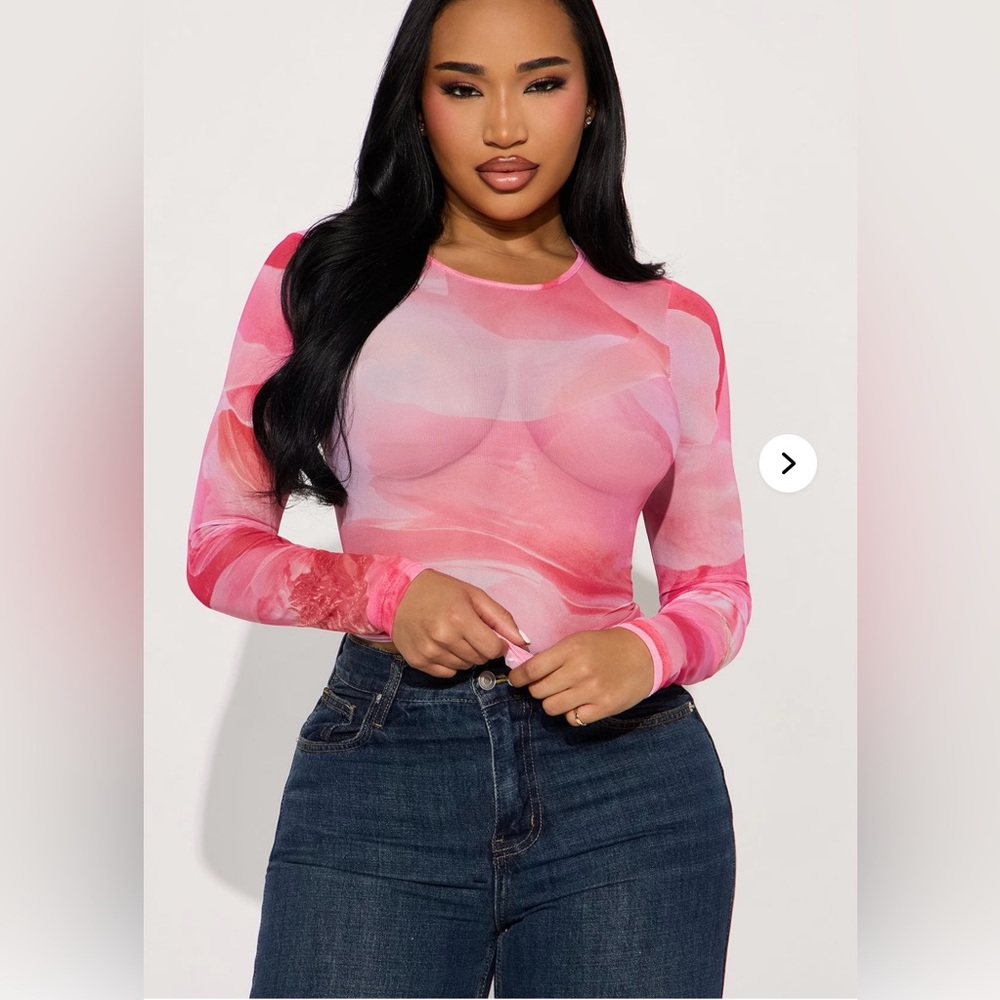 Vibrance Mesh Baby Tee